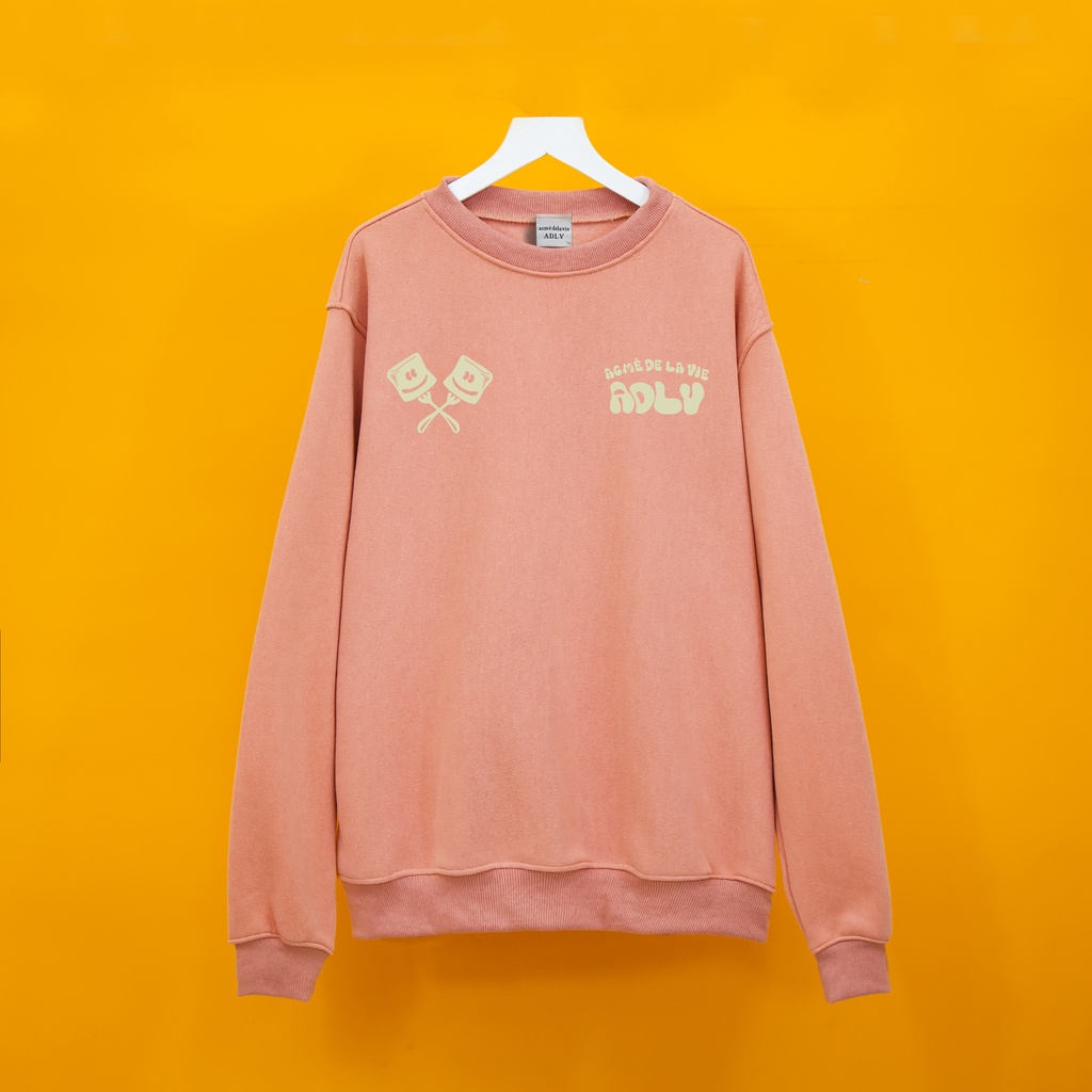 Áo nỉ bông Sweater ADLV KẸO DẺO Hogoto shop , Áo sweater nam nữ nỉ bông cotton