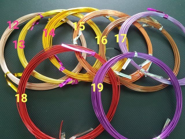 Dây nhôm xi màu 1mm ( cuộn 5m)