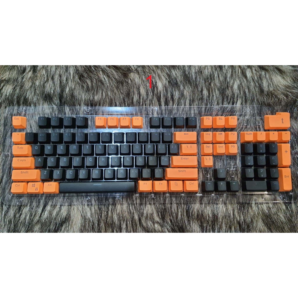 Keycap PBT xuyên led mix màu - bộ nút bàn phím cơ mix sẵn