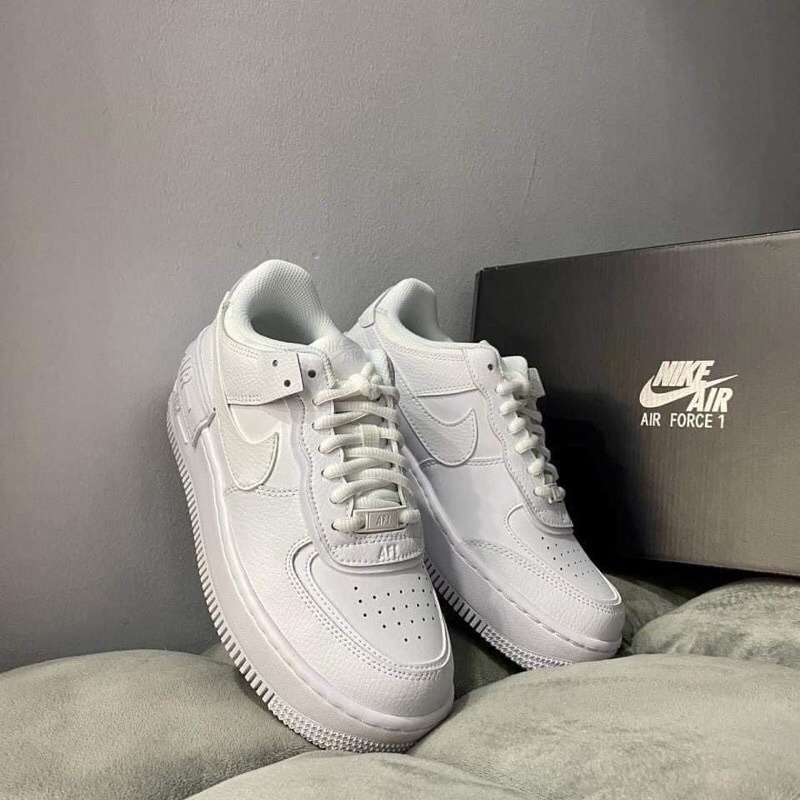 GIÀY AF1 SHADOW FULL TRẮNG DA THẬT LAI AU