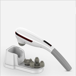 Máy massage nhiều đầu cầm tay Pin sạc Max631S (Trắng)