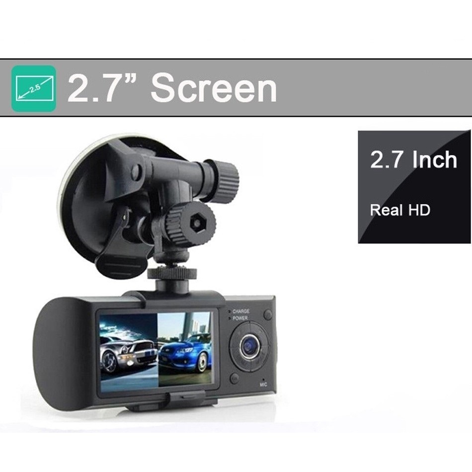 Máy quay hành trình GPS 2 ống kính HD hỗ trợ quay đêm cho xe ô tô | BigBuy360 - bigbuy360.vn