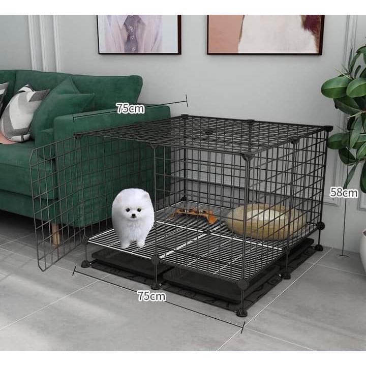 (RẺ NHẤT,SỈ SLL) TẶNG KÈM CHỐT ,Tấm lưới ghép chuồng quây cho thú cưng chó mèo (BÁN LẺ theo tấm)