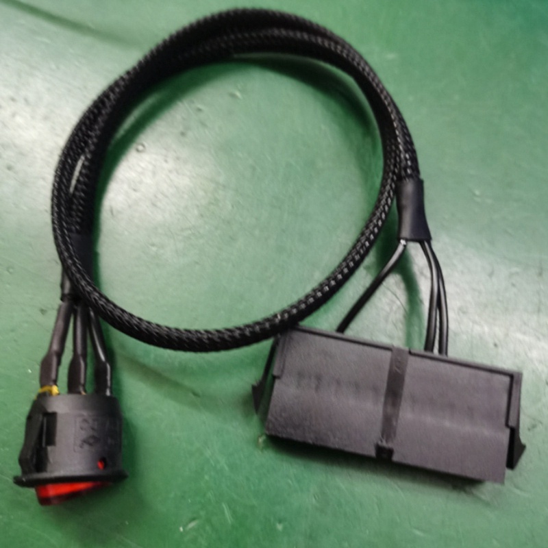 Bộ Kiểm Tra Nguồn 24-pin Atx Psu Kèm Công Tắc On / Off Dài 50cm