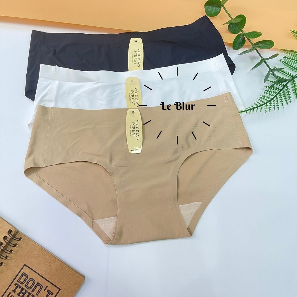 Quần lót nữ su trơn đủ màu, quần xì siêu mỏng, mát mẻ thoải mái Leblurshop