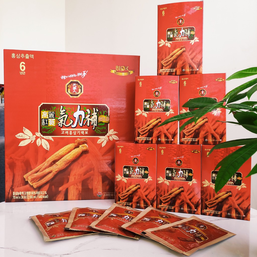 [Freeship Extra] Nước hồng sâm Red Ginseng Power [mua 1 tặng 3] - Hộp to 30 gói