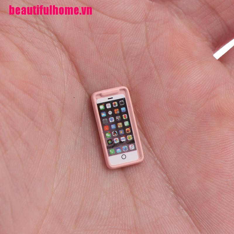 1 Mô Hình Điện Thoại Mini Tỉ Lệ 1 / 12 Xinh Xắn Dành Cho Búp Bê