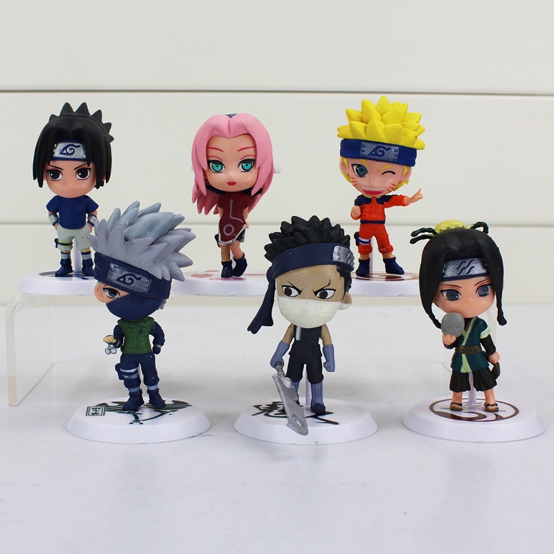 6 Mô Hình Các Nhân Vật Naruto Chibi (Sasuke, Kakashi, Itachi, Hinata, Jiraira, Gaara...)