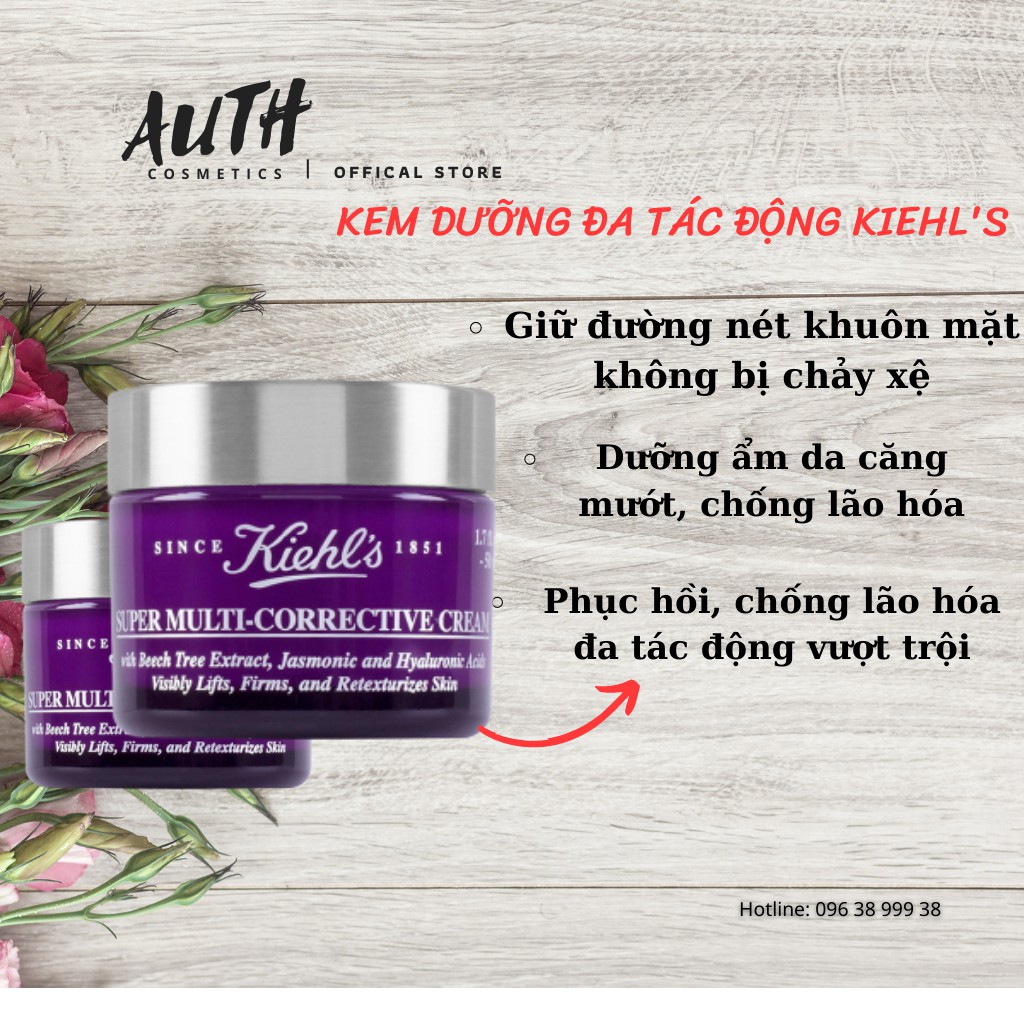 Kem Dưỡng Da Chống Lão Hóa Đa Tác Động KIEHL'S SUPER MULTI-CORRECTIVE CREAM 7ml