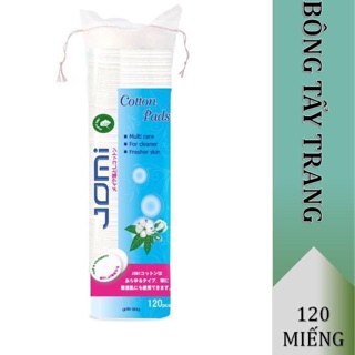 TRỢ GIÁ BÔNG TẨY TRANG JUMI 120 miếng nhật bản