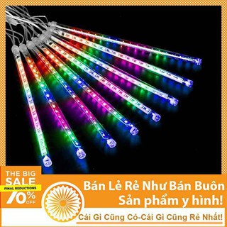 (Siêu rẻ) ĐÈN LED SAO BĂNG 8 ỐNG, MỖI ỐNG 60 CM TRANG TRÍ NHÀ CỬA, ĐƯỜNG PHỐ