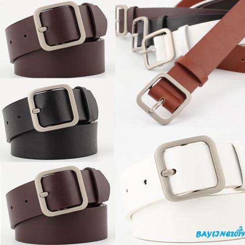 Thắt Lưng Màu Trơn Phong Cách Vintage Cho Bạn Gái