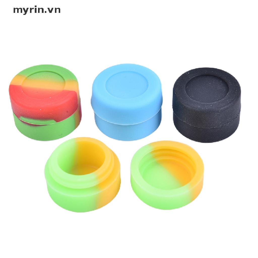 Lọ Đựng Sáp 3ml / 3ml Bằng Silicon Nhiều Màu Tùy Chọn
