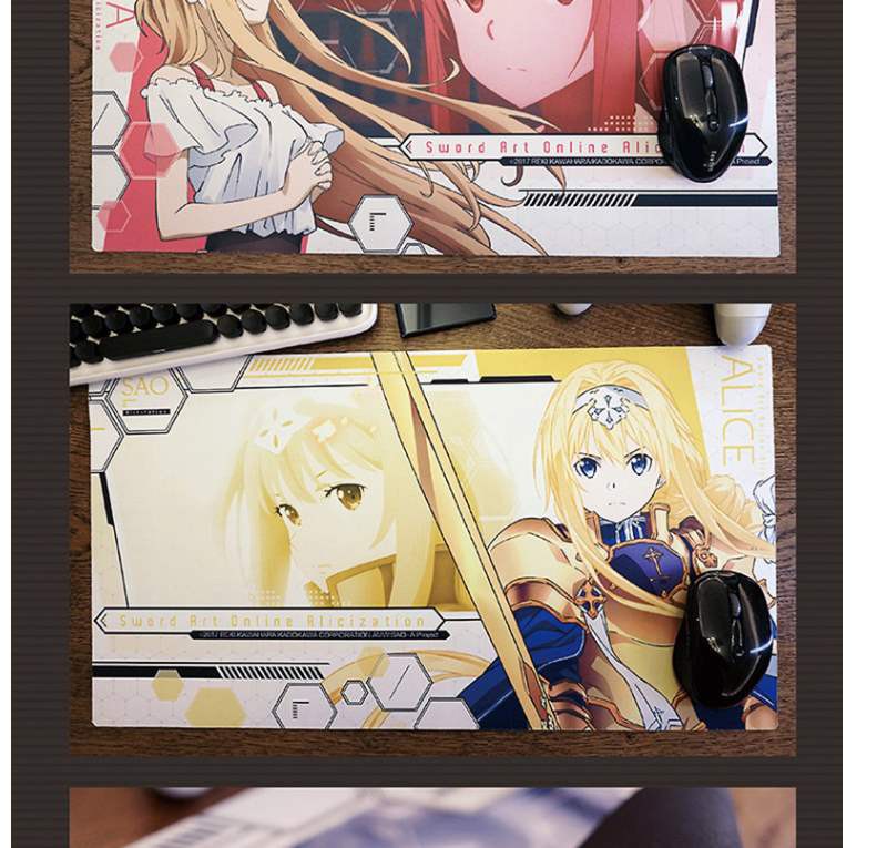 ALICE Tấm Lót Chuột Và Bàn Phím In Hình Anime Sword Art Online