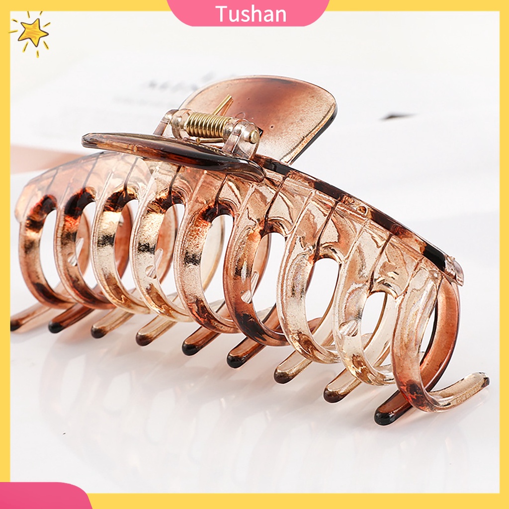 Kẹp Tóc Càng Cua Trong Suốt Gọn Nhẹ Tiện Dụng Cho Nữ