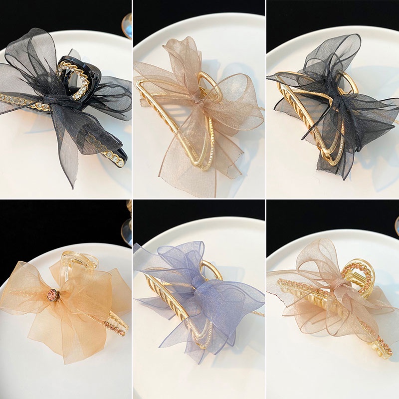 Kẹp Tóc Nơ Lớn Cho Nữ