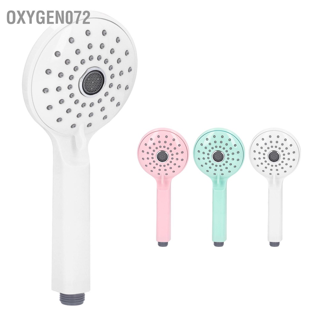 Oxygen072 Đầu vòi hoa sen điều áp ABS cầm tay hai chế độ Vòi xịt suất cao Ngăn chặn các phụ kiện phòng tắm bắn tung tóe