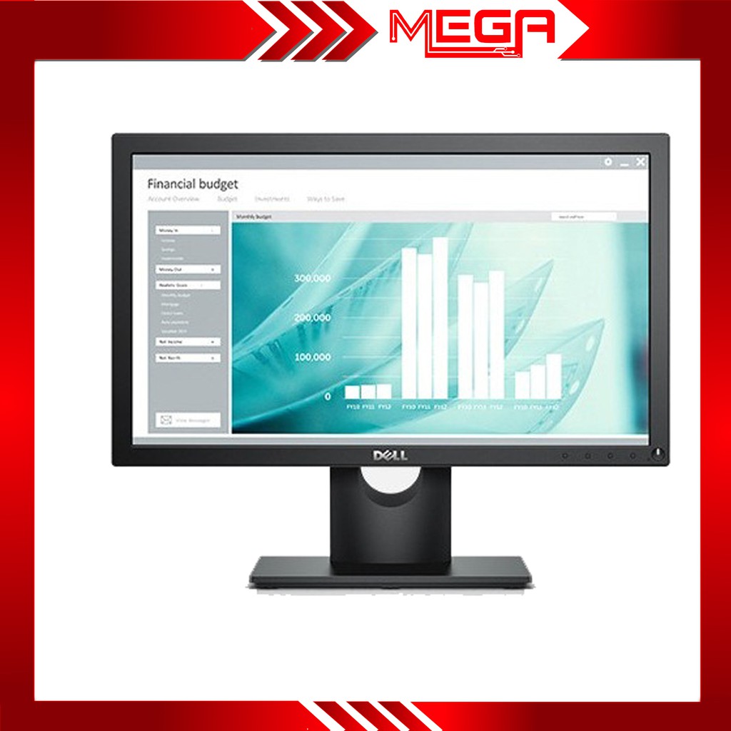 Màn hình máy tính LCD Dell E1916HV 18.5 inch - Hàng chính hãng