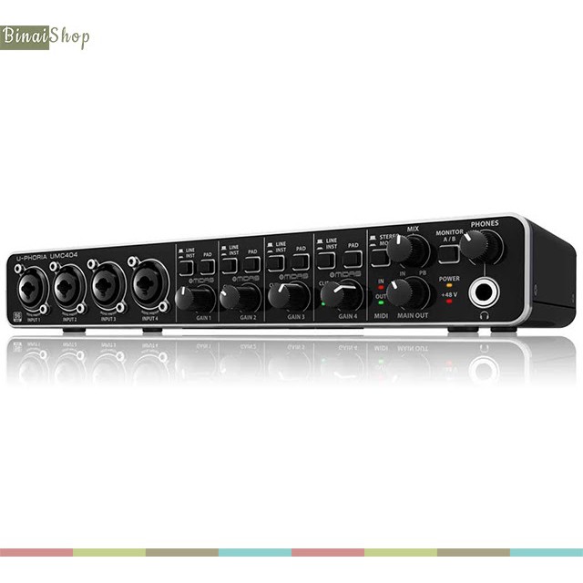 Sound card thu âm chuyên nghiệp Behringer Uphoria UMC404HD