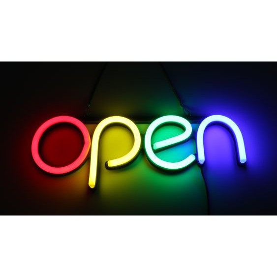 Bộ chữ OPEN treo cửa (led neon)