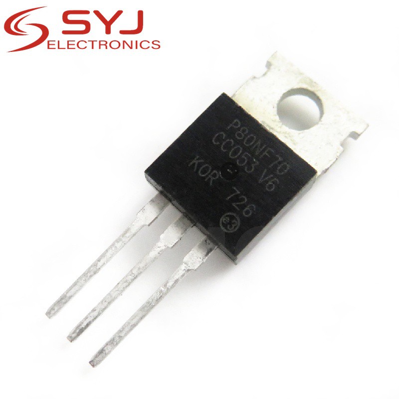 10 Linh kiện điện tử của bộ Stp80Nf70 P80Nf70 80nf70 To-220 yna