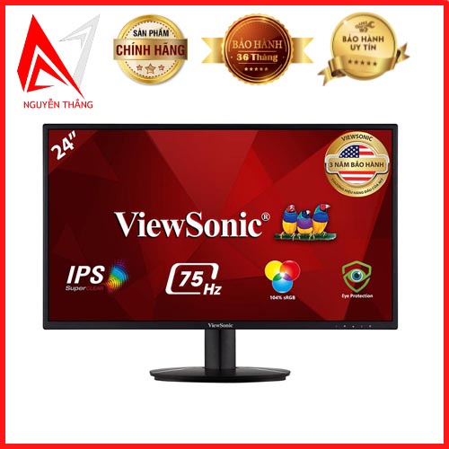 Màn hinh máy tính ViewSonic VA2418-SH/ SH-2 24inch 75HZ FHD IPS new chính hãng