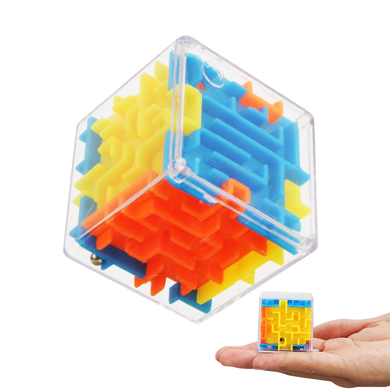 Đồ chơi khối rubik lăn bi mê cung 3D giải tỏa giáo dục cho trẻ em