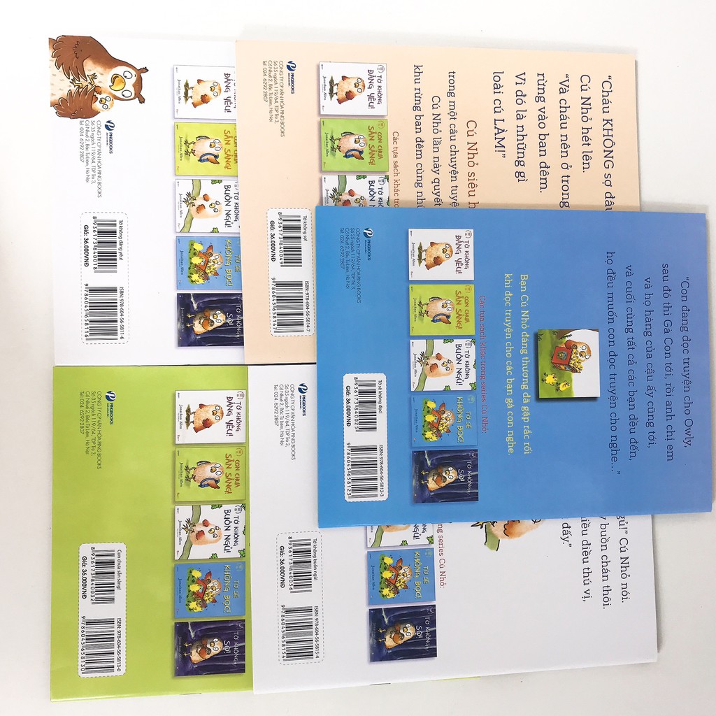 Sách - Truyện Đọc Trước Giờ Đi Ngủ BABY OWL bộ 5 cuốn (dành cho bé 0-6 tuổi)