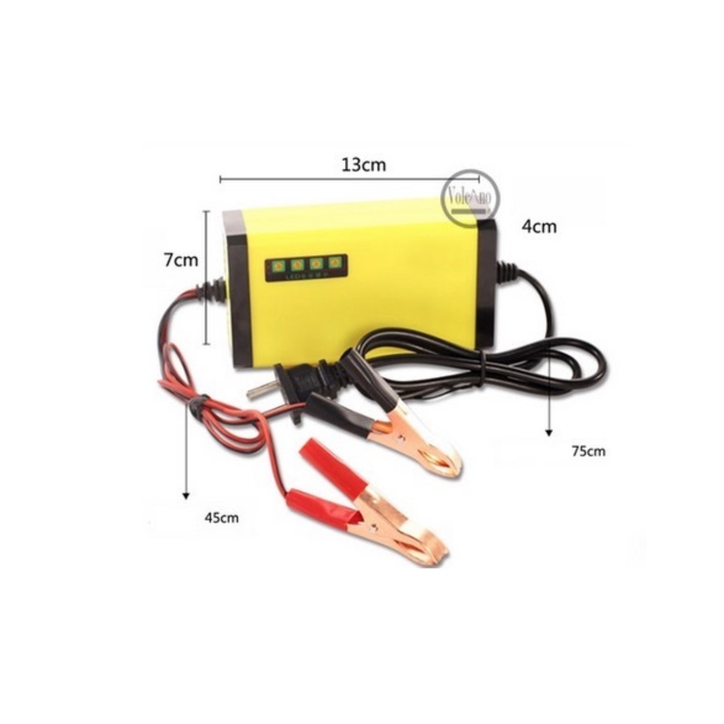 Sale Máy Sạc Bình Ắc Quy Tự Động Cho Xe Máy 12V Sạc Bình Nhanh Cho Xe Máy, Xe Ô Tô, xe đạp điện và các loại bình điện