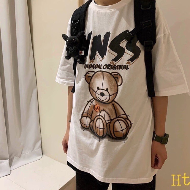 Áo phông Gấu Bóng chày chất tici H2O978