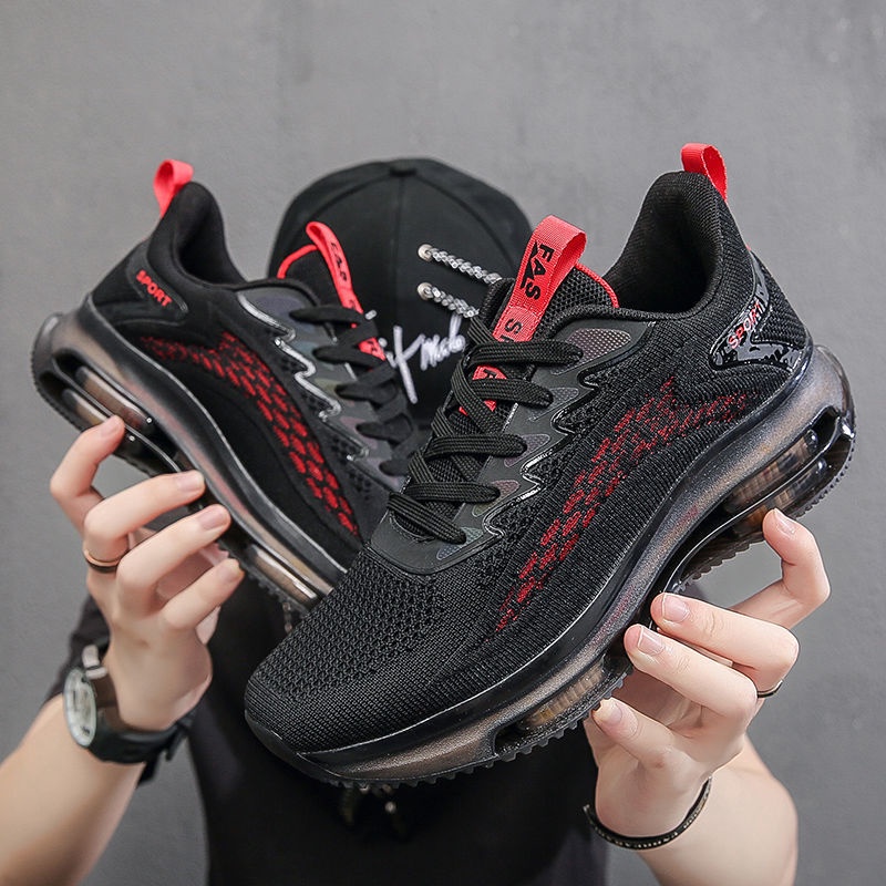 Giày Thể Thao Mùa Hè 2022 Đế Dày Tăng Chiều Cao Có Đệm Khí Chống Mài Mòn Hợp Thời Trang Cho Nam
