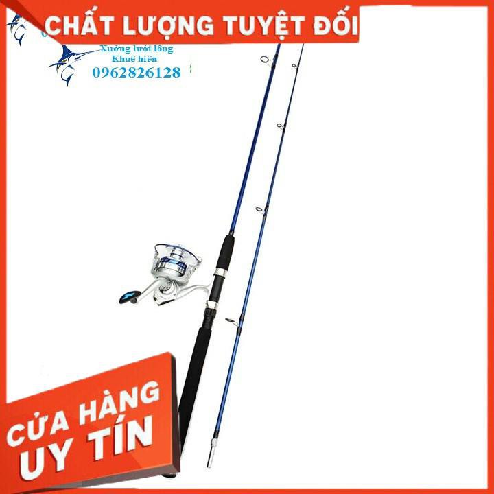 Bộ Cần Câu Máy 2 Khúc Đặc 1m5 đến 2m7 và máy yumoshi CL 3000 đến 5000 chất lượng