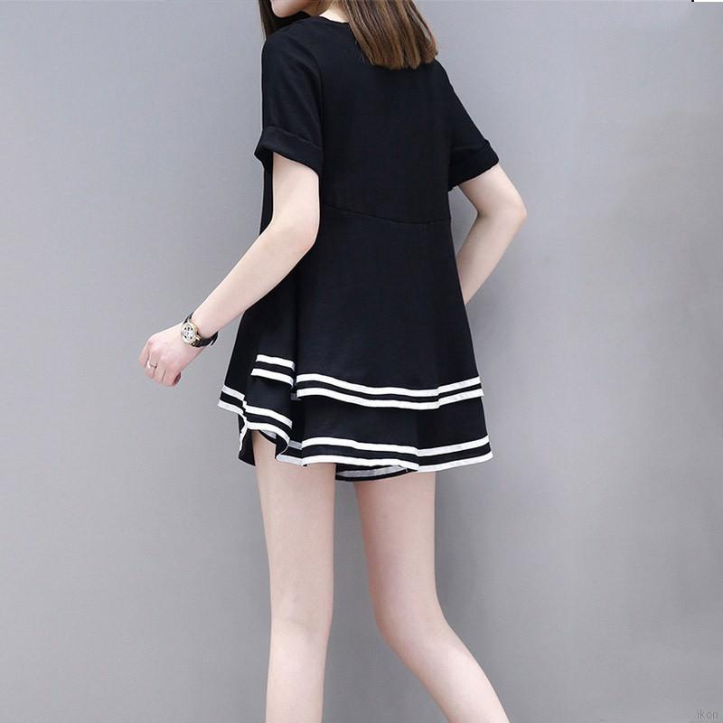 Đồ bộ ngắn vải cotton thoáng mát trẻ trung và thời trang cho nữ