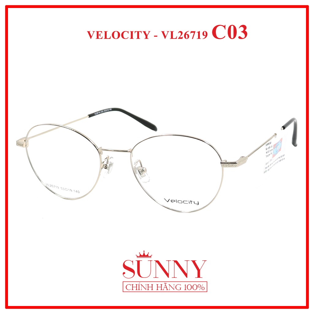 Gọng kính nam nữ Velocity VL26719 chính hãng