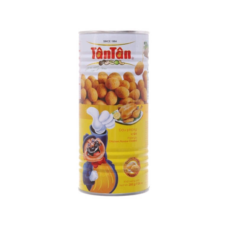 Đậu phộng vị gà Tân Tân lon 200g