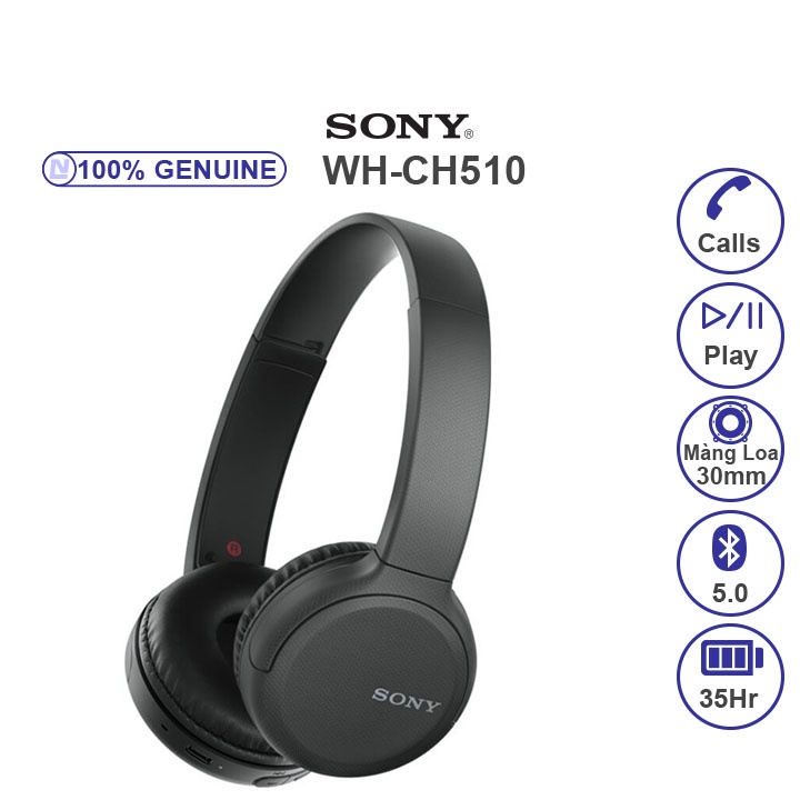 NEW Full box - Sony WH-CH510 Tai nghe không dây Bluetooth