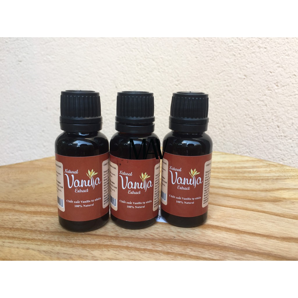 Tinh Chất Vani Hữu Cơ - Chiết Xuất Vanilla Tự Nhiên
