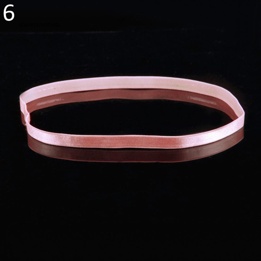 Băng đeo đầu thể thao co dãn chống trượt màu sắc tươi sáng