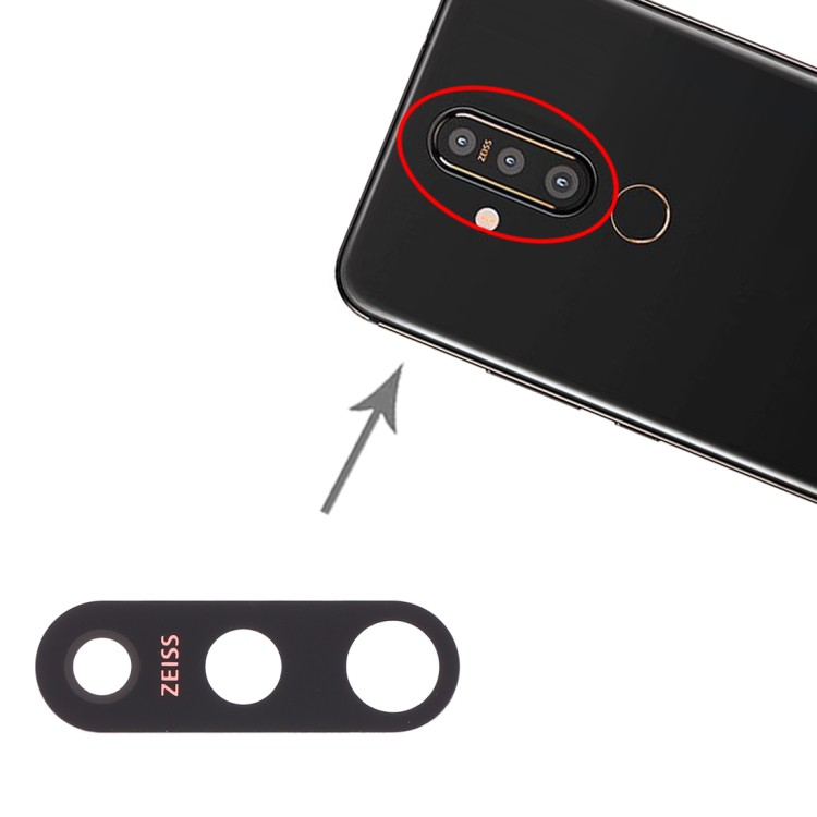 Mặt kính camera sau NOKIA 8.1 Plus dành để thay thế mặt kính camera trầy vỡ bể cũ linh kiện điện thoại thay thế