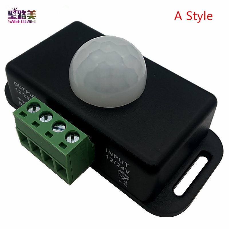 Cảm Biến Chuyển Động Hồng Ngoại DC 5V 12V 24V Cho Đèn LED Dây