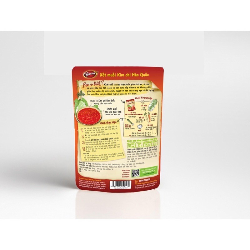 Xốt Muối Kim Chi Hàn Quốc BARONA 180g | BigBuy360 - bigbuy360.vn