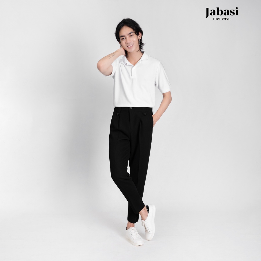 Quần tây hàn quốc nam mẫu mới Jabasi - thiết kế cạp co giãn trẻ trung hiện đại năng động unisex basic phong cách hàn