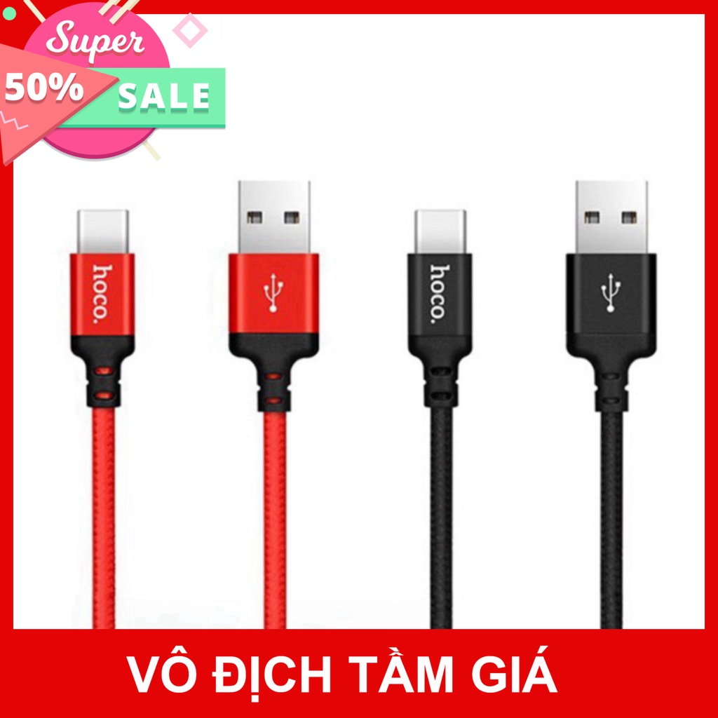 ZIN"""Dây Sạc  Nhanh Hocooo  X14 Chân Type c  Dài 1 Mét, 2 Mét Cho androi TGPK8999
