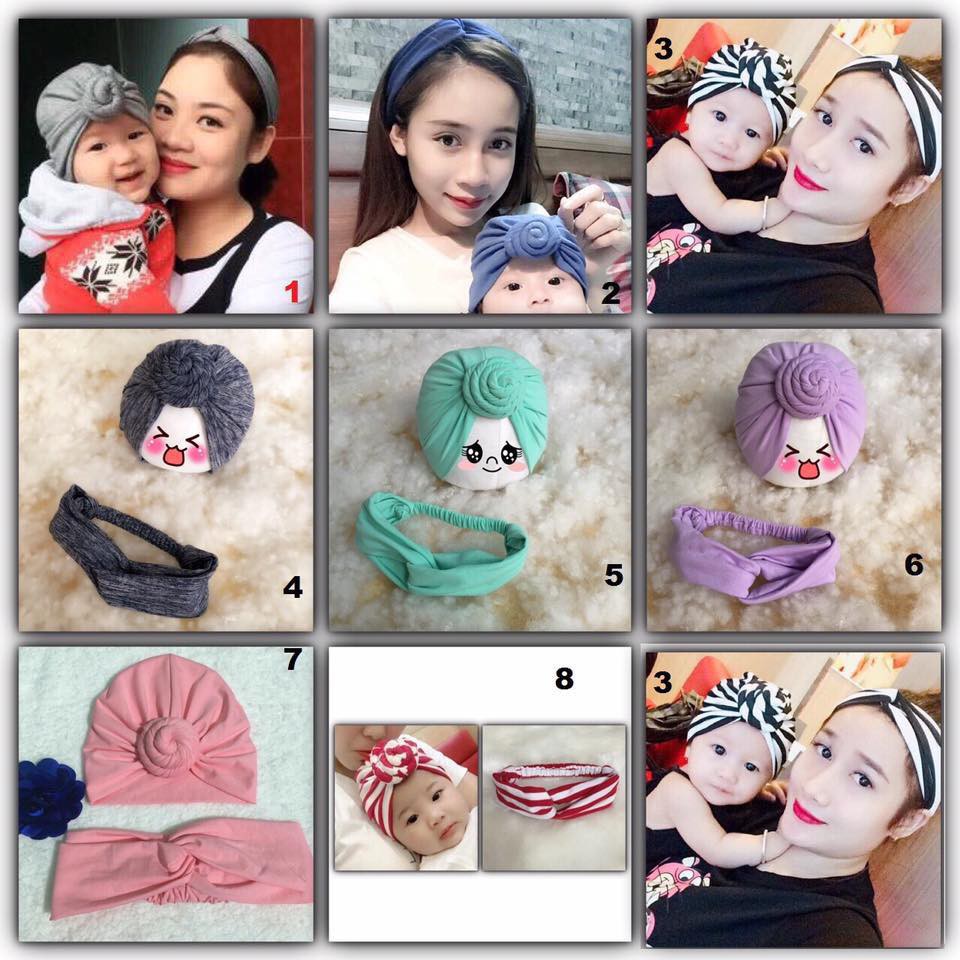 Sét turban mẹ con