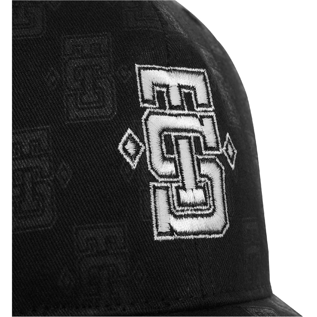Nón kết TSUN Monogram Cap - Đen/Xám - UNisex