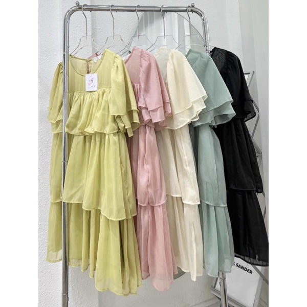 Váy bầu thời trang thiết kế Aidenshop đầm bầu suông dài mùa hè V1222