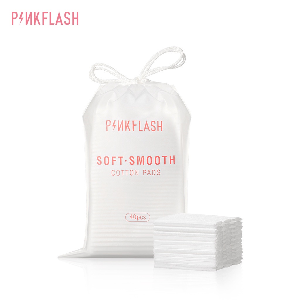 Bông tẩy trang PINKFLASH 100% Cotton kết cấu tự nhiên và độc đáo