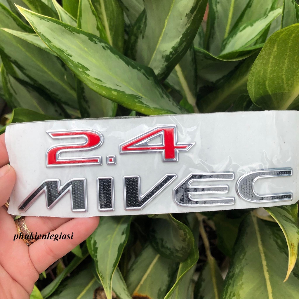Chữ Mivec cho các dòng xe Mitsubishi Grandis Mivec 2.4