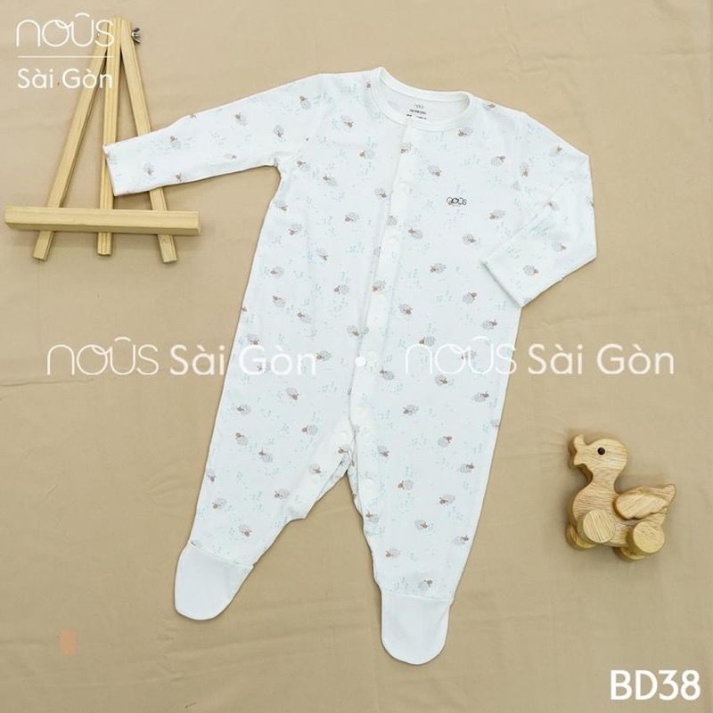 Body có tất newborn Nous cho bé trai/bé gái sơ sinh