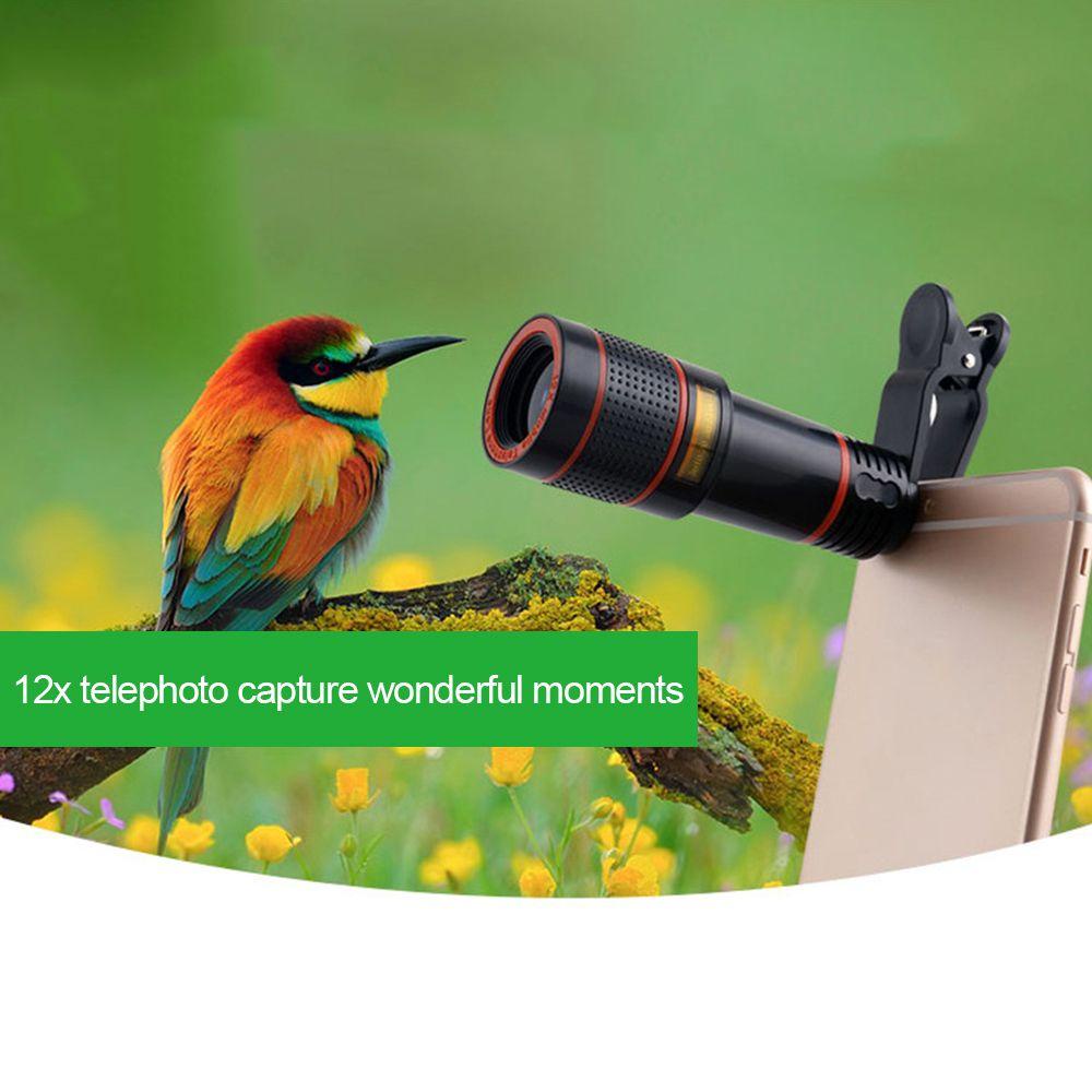 Ống Kính Telephoto Gắn Điện Thoại Hỗ Trợ Xem Chơi Game Tiện Dụng